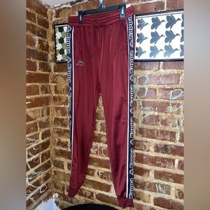 Kappa Maroon Logo Tape Joggers Size Large